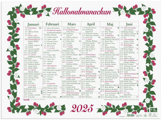 Stora Hallonalmanackan 2025