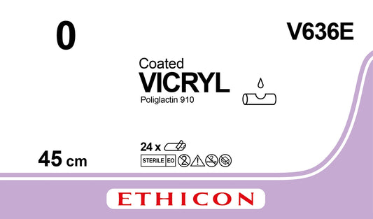 Vicryl Ligatur 0 3x45cm Lila / 24