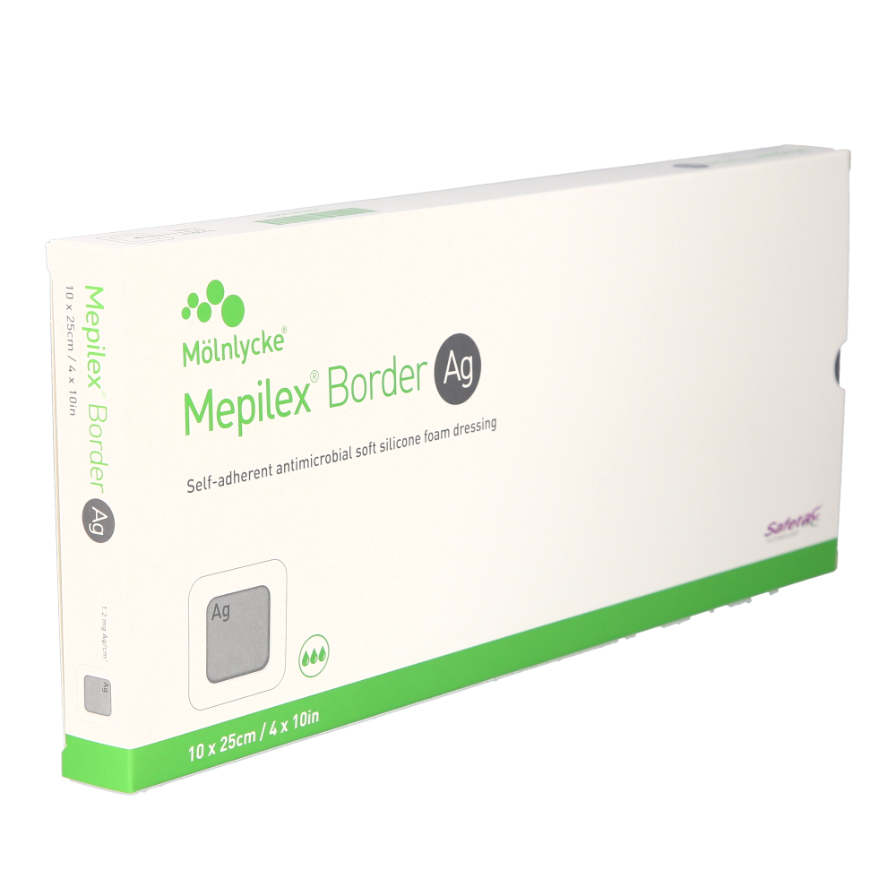 Mepilex Border Ag 10 x 25cm / 5