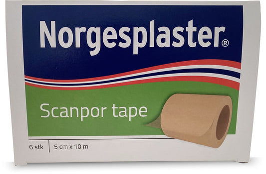 Scanpor Tape Non-Woven Beige 5,00cm x 10m / 6