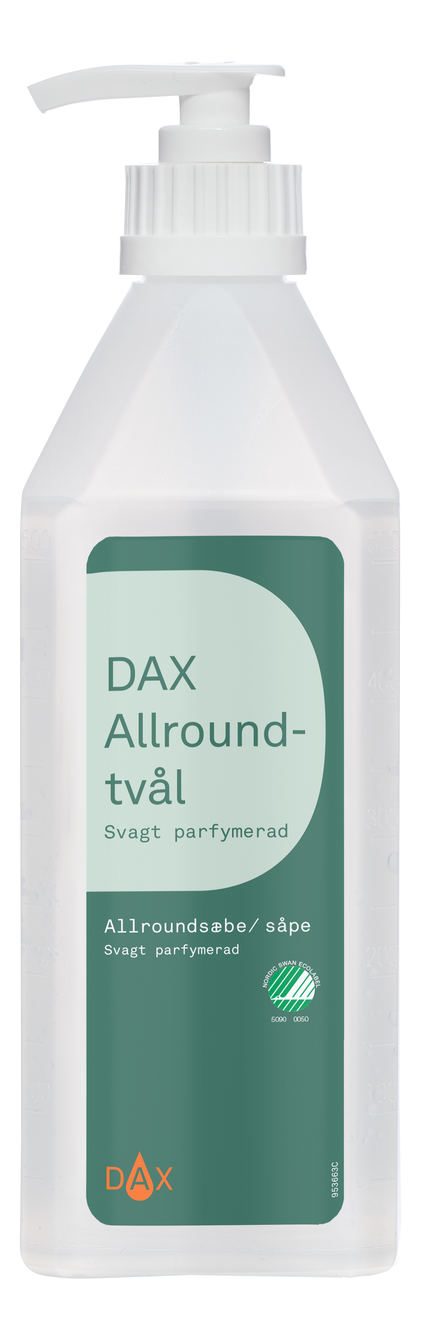 DAX Allroundtvål parfymerad 600ml med pump