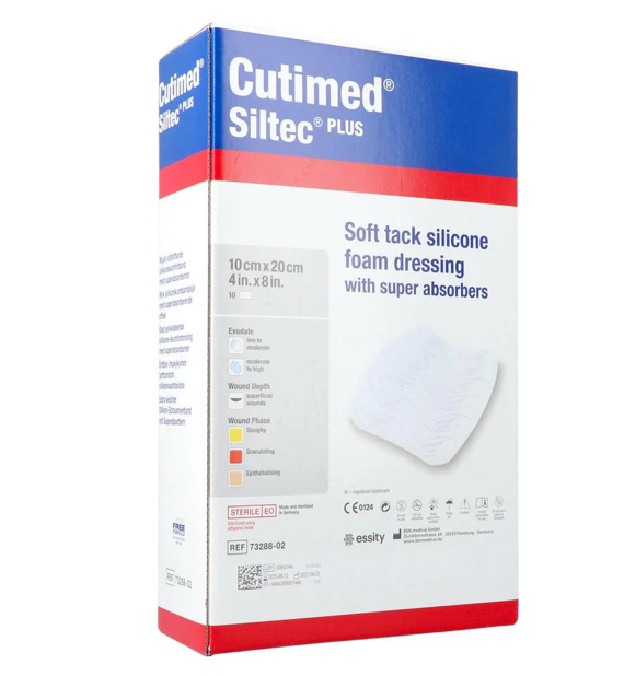 Cutimed Siltec Plus 10 x 20cm / 10