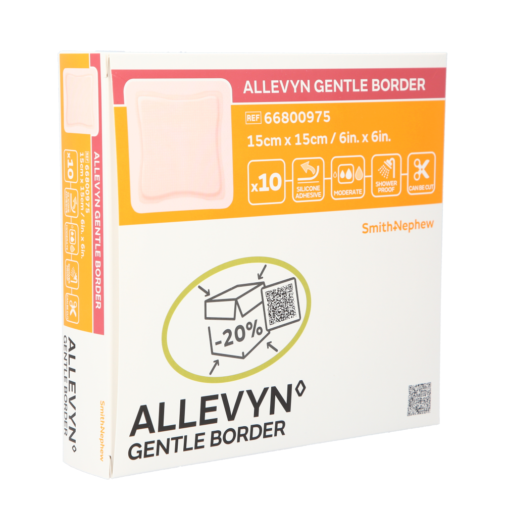 Allevyn Gentle Border 15 x 15cm / 10