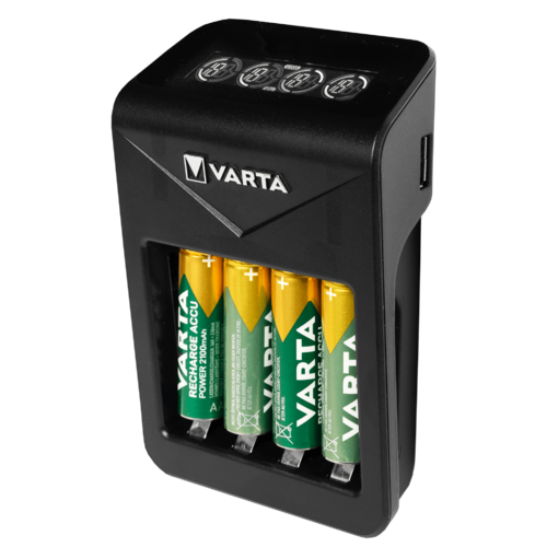 Batteriladdare Varta inklusive 4st Batterier för Spirare 24h Blodtryck