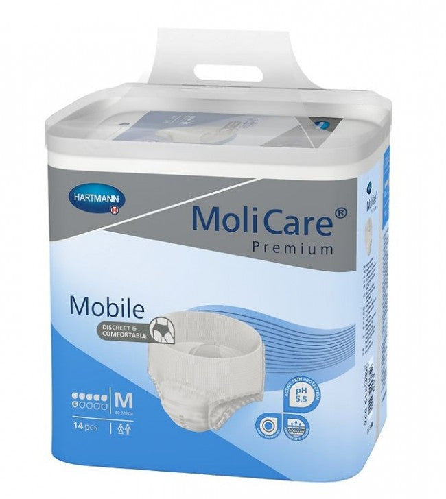 Inkontinensskydd MoliCare Premium Mobile 6 droppar XS / 56