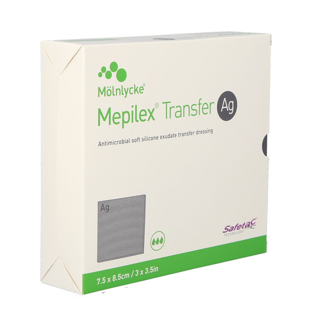 Mepilex Transfer Ag 7,5 x 8,5cm / 10