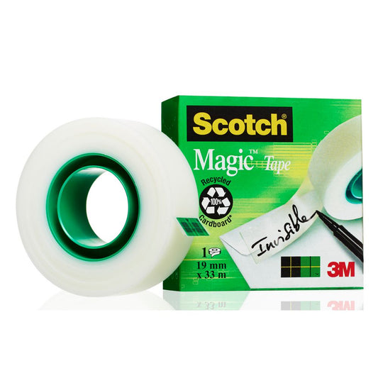 Dokumenttejp Scotch 810 Magic Tape 33m x 19mm