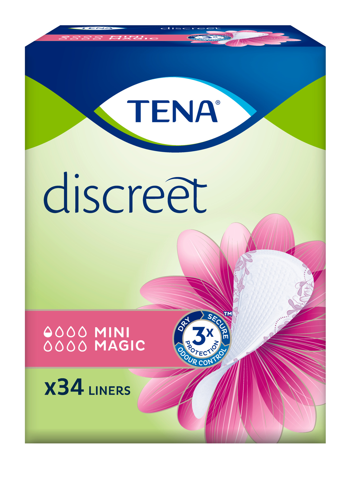 Inkontinensskydd Tena Discreet Mini Magic / 204