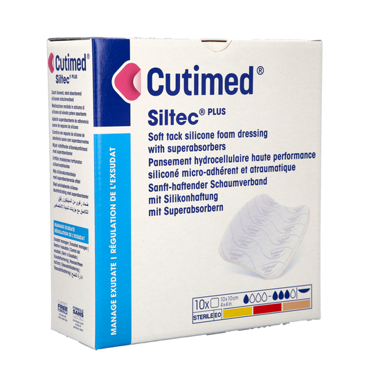 Cutimed Siltec Plus 10 x 10cm / 10