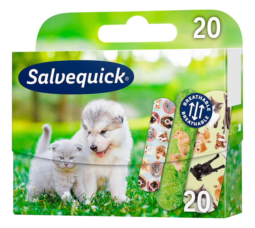 Plåster Salvequick Animals / 20