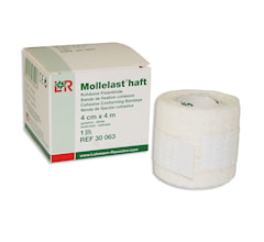 Mollelast Haft Vit 4cm x 4m