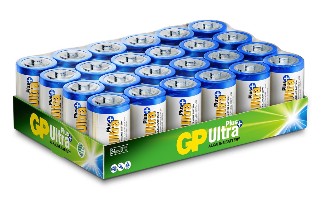 Batteri GP Ultra Plus D / 24