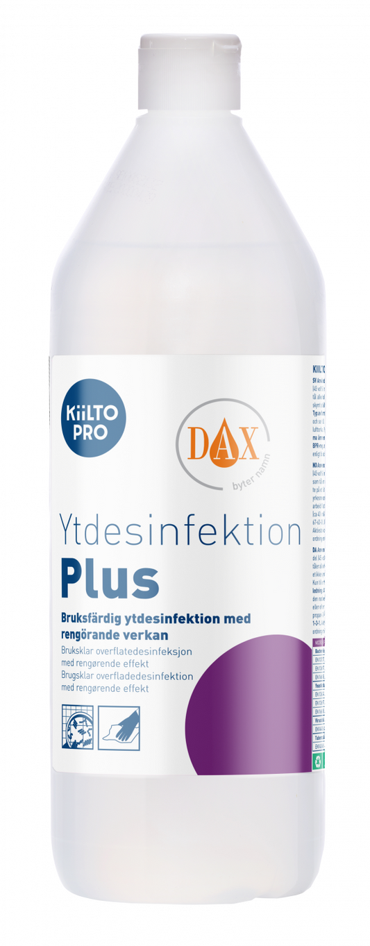 Ytdesinfektion Dax Kiilto Pro Plus 1L