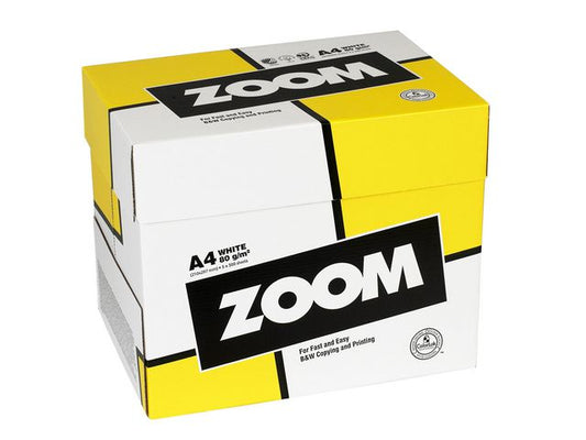 Kopieringspapper Zoom A4 80g hålat / 2500