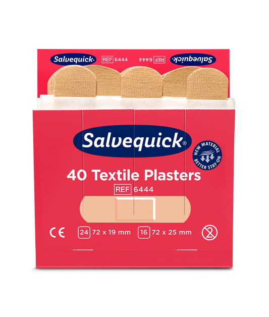 Salvequick Textilplåster 40st/refill / 6