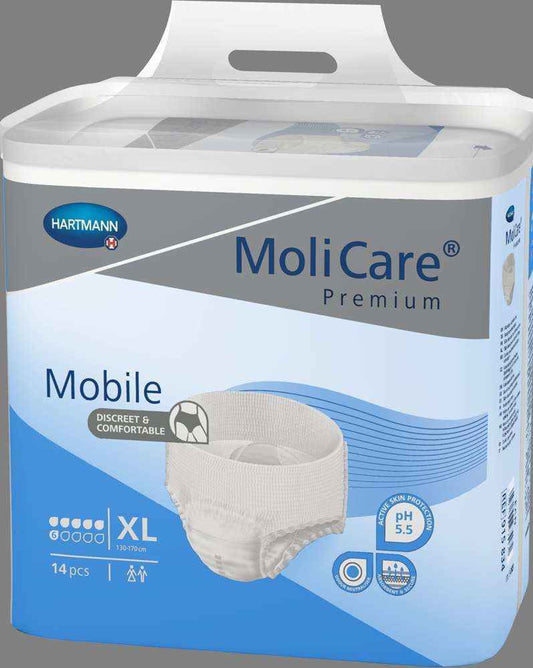 Inkontinensskydd MoliCare Premium Mobile 6 droppar XL / 56