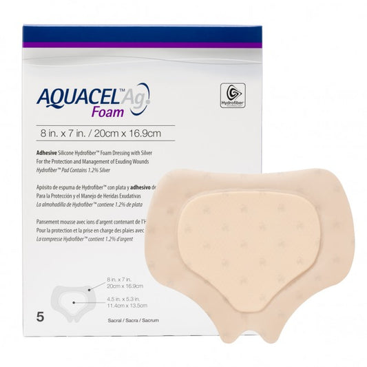 Aquacel AG Foam Vidhäftande Sacral 20 x 16,9cm / 5